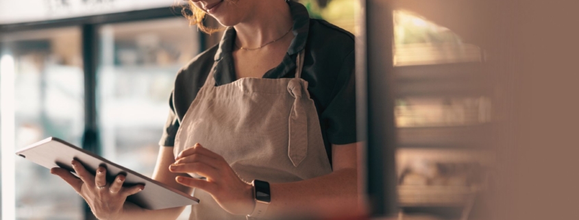 gestione del negozio con strumenti digitali